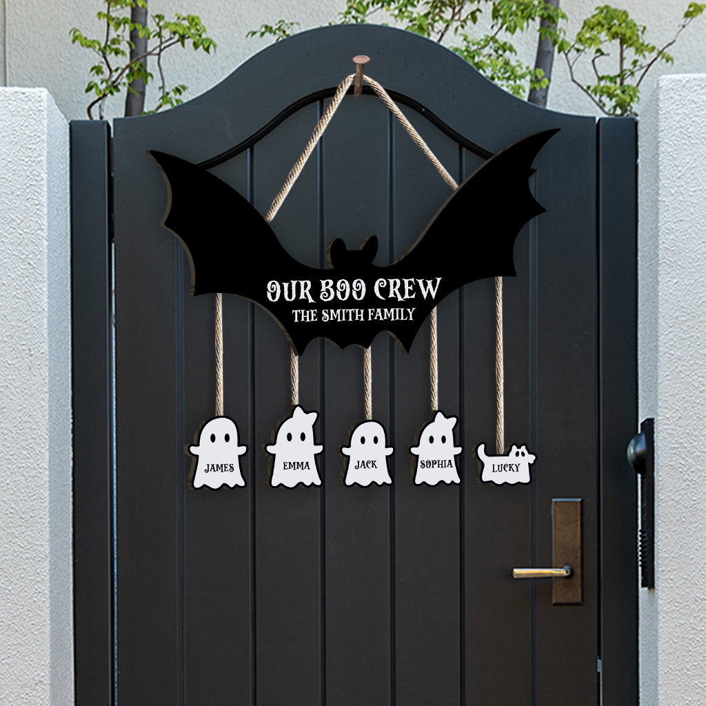 Our Boo Crew - Personalized Family Pallet Wood Sign