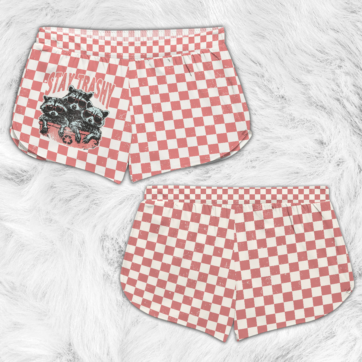 Stay Trashy - Personalized Raccoon All Over Shirt & Women Shorts