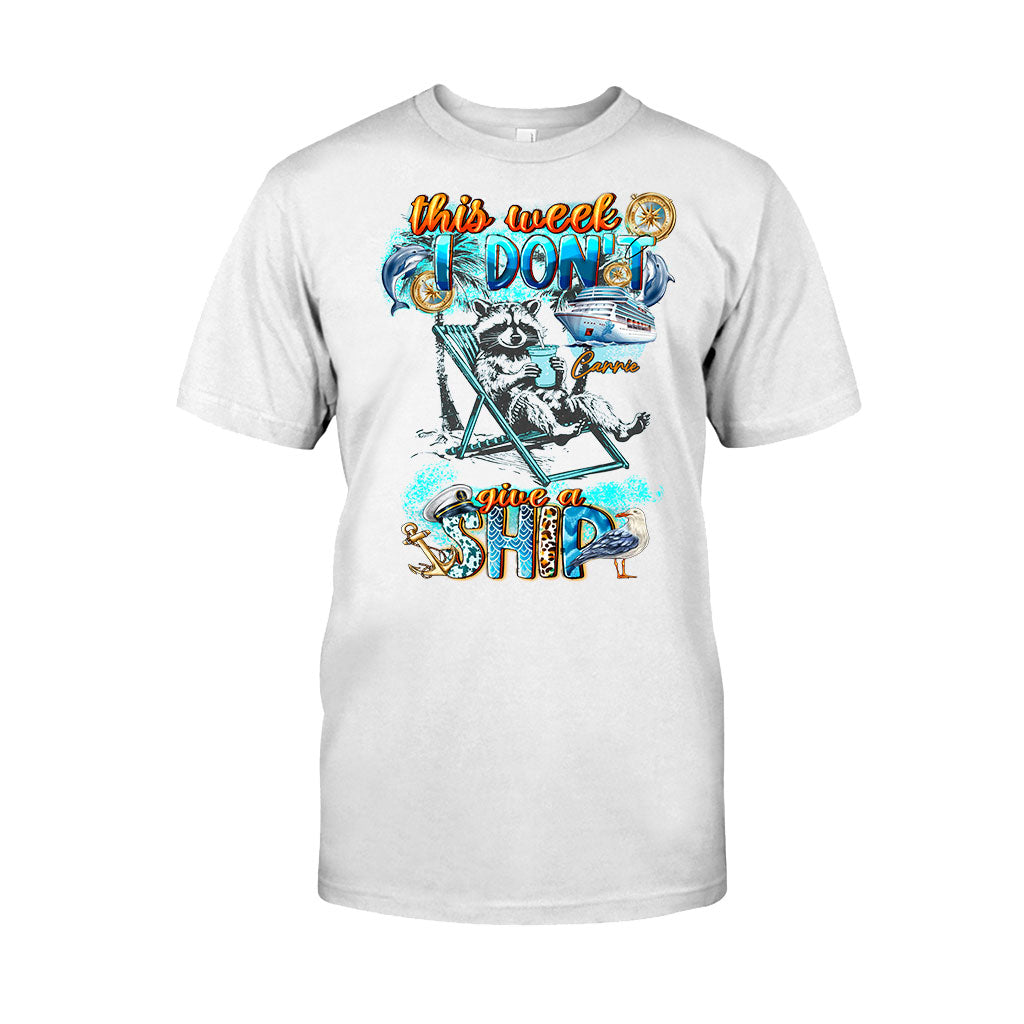 This Week I Don't Give A Ship Feral Girl Summer - Personalized Cruising T-shirt And Hoodie