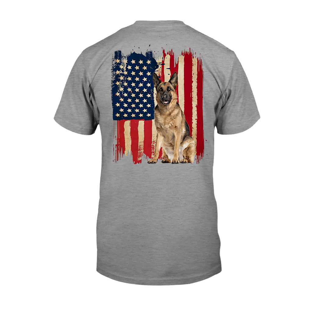 Puppy Flag - Personalized Dog T-shirt and Hoodie