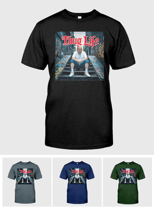 Thug Life President T-shirt | Election Shirts | Presidential Shirt | Independence Day Shirt | Usa Trump Shirt