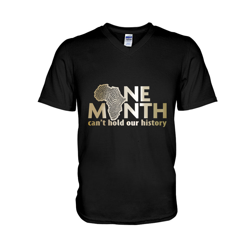 One Month Can't Hold Our History - African American T-shirt And Hoodie