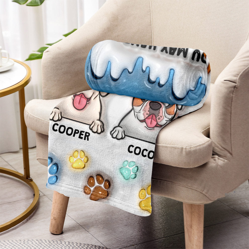 You May Have Adopted Me, But I'm Pretty Sure I Own You - Personalized Dog Blanket