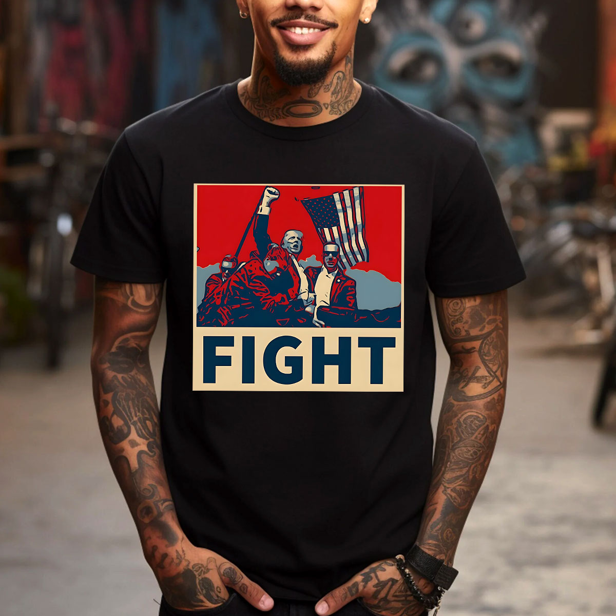 Never Surrender Shirt, Fight For America T-shirt, Retro Rally Shirt T-shirt & Hoodie