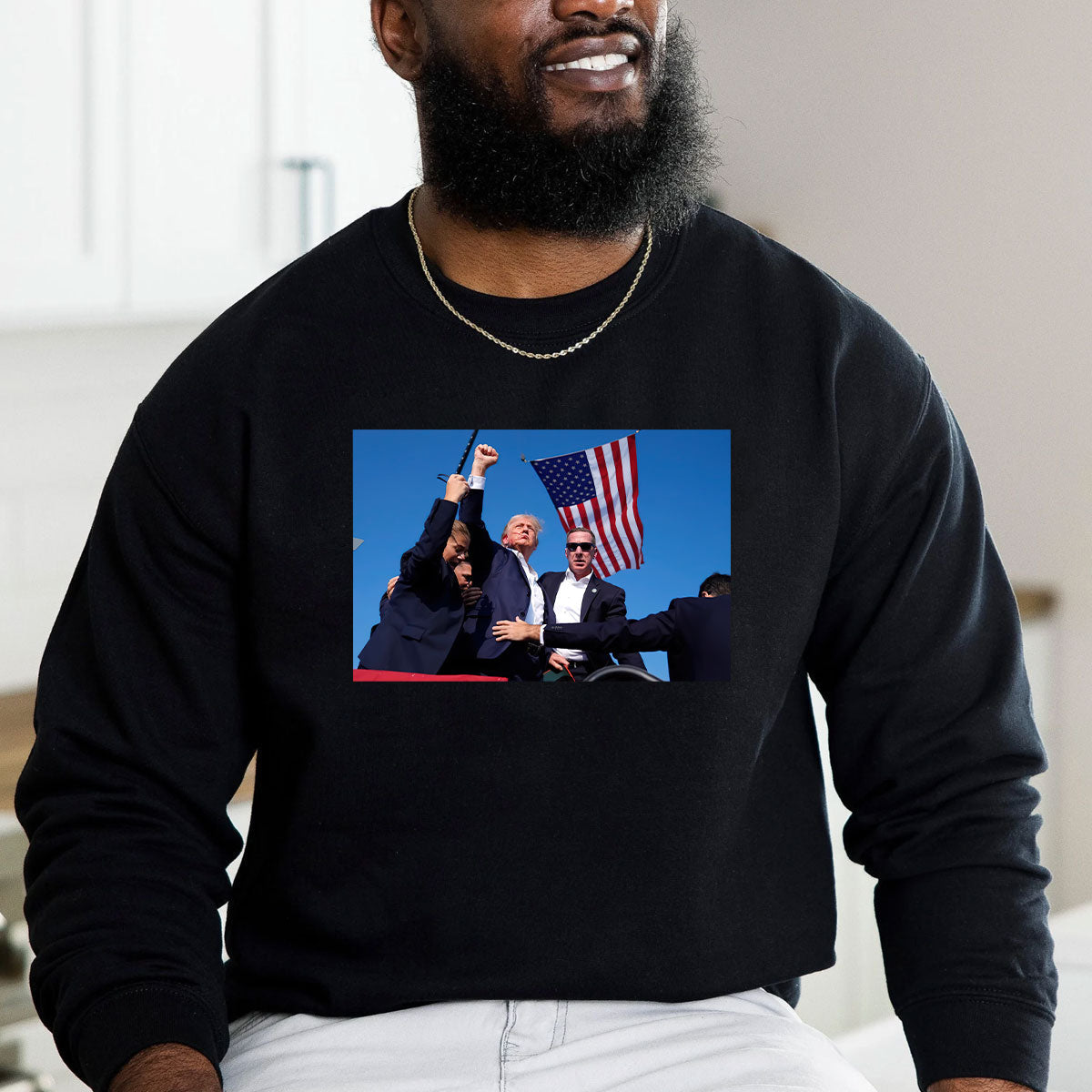 Never Surrender Shirt, Fight For America T-shirt, 2024 Rally Shirt T-shirt & Hoodie