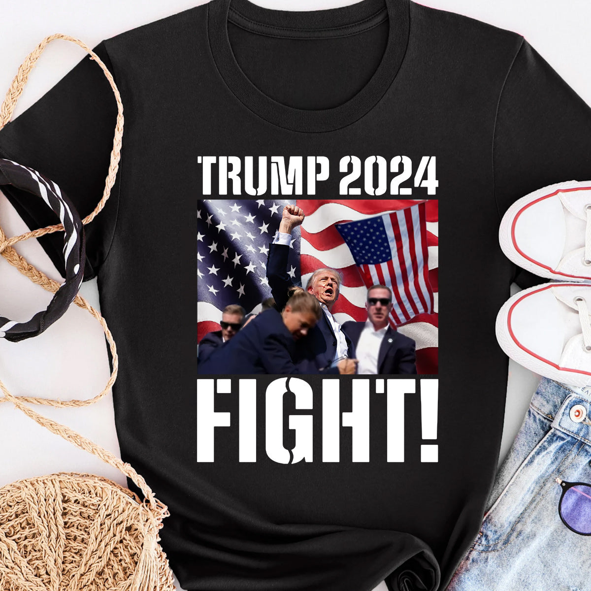 Trmp 2024 Flght! T-Shirt B Donald Trmp Defiant 2024 MAGA invincible
T-shirt & Hoodie