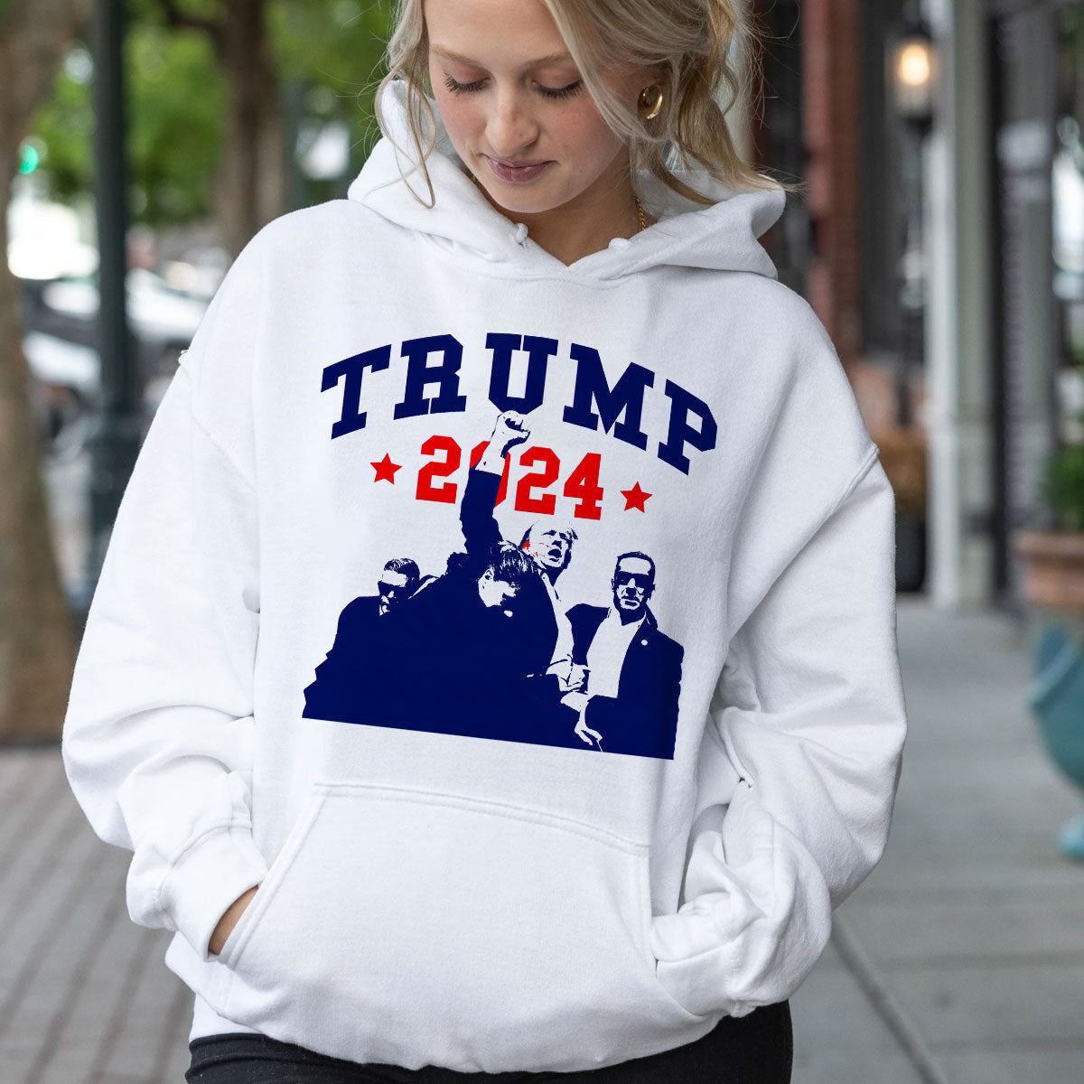 Never Surrender Shirt, Fight For America T-shirt, 2024 Rally Shirt T-shirt & Hoodie