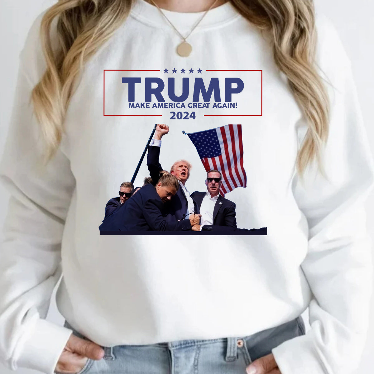 United We Stand Shirt, Never Surrender Shirt, Fight For America T-shirt, 2024 Rally Shirt, Fight Fight Fight Shirt T-shirt & Hoodie