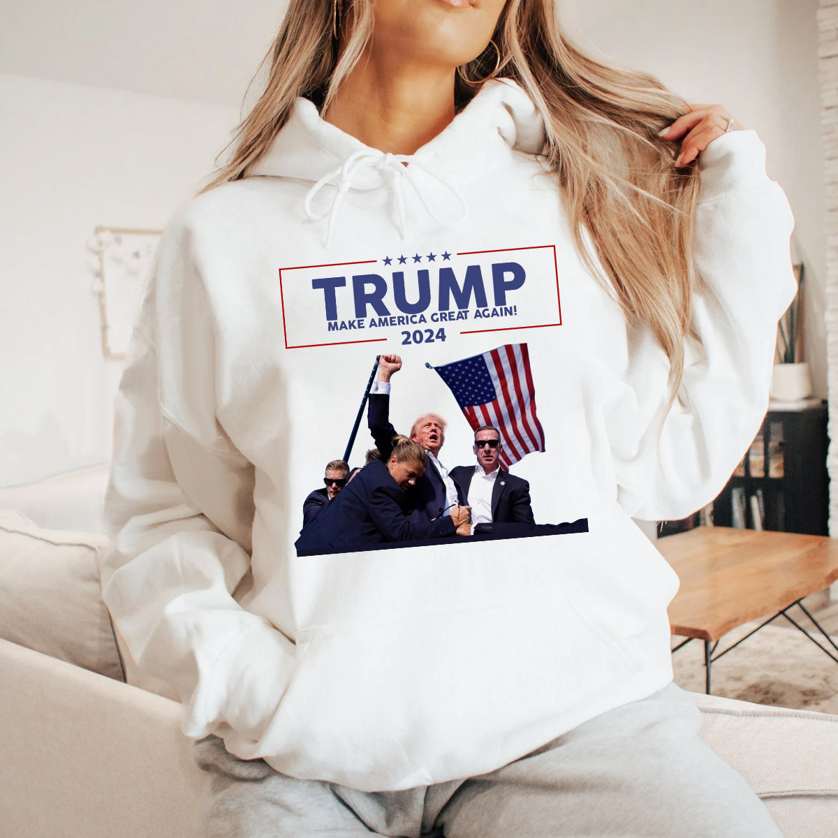 United We Stand Shirt, Never Surrender Shirt, Fight For America T-shirt, 2024 Rally Shirt, Fight Fight Fight Shirt T-shirt & Hoodie
