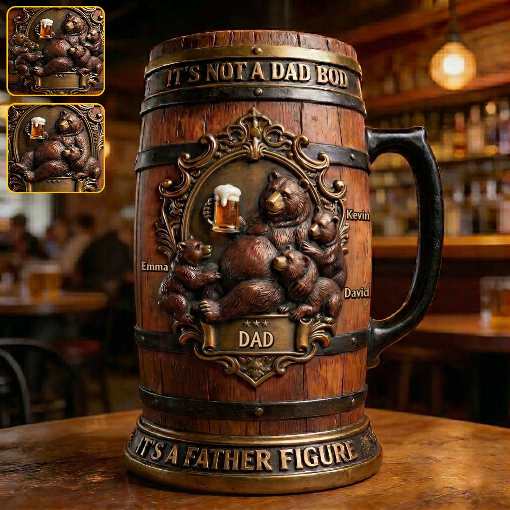 It's Not A Dad Bob - Personalized Father Beer Stein