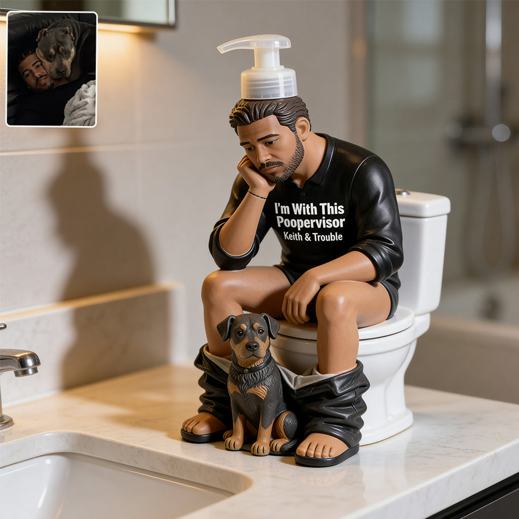 Funny Dog Dad/ Dog Mom Moment - Personalized Dog Pump Dispenser