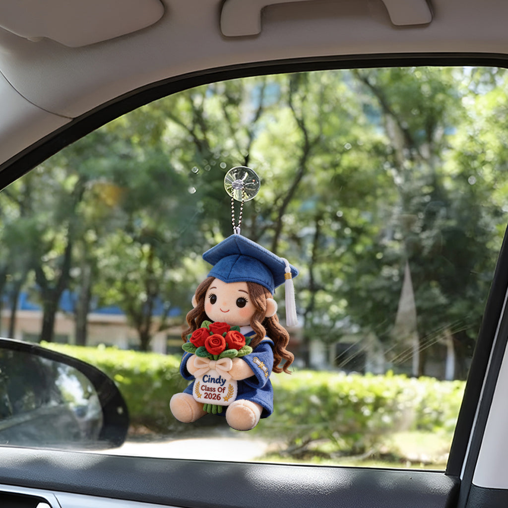 Class Of 2026 - Personalized Graduation Plush Keychain