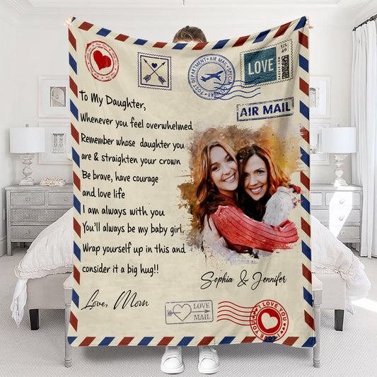 I Am Always With You - Personalized Daughter Blanket