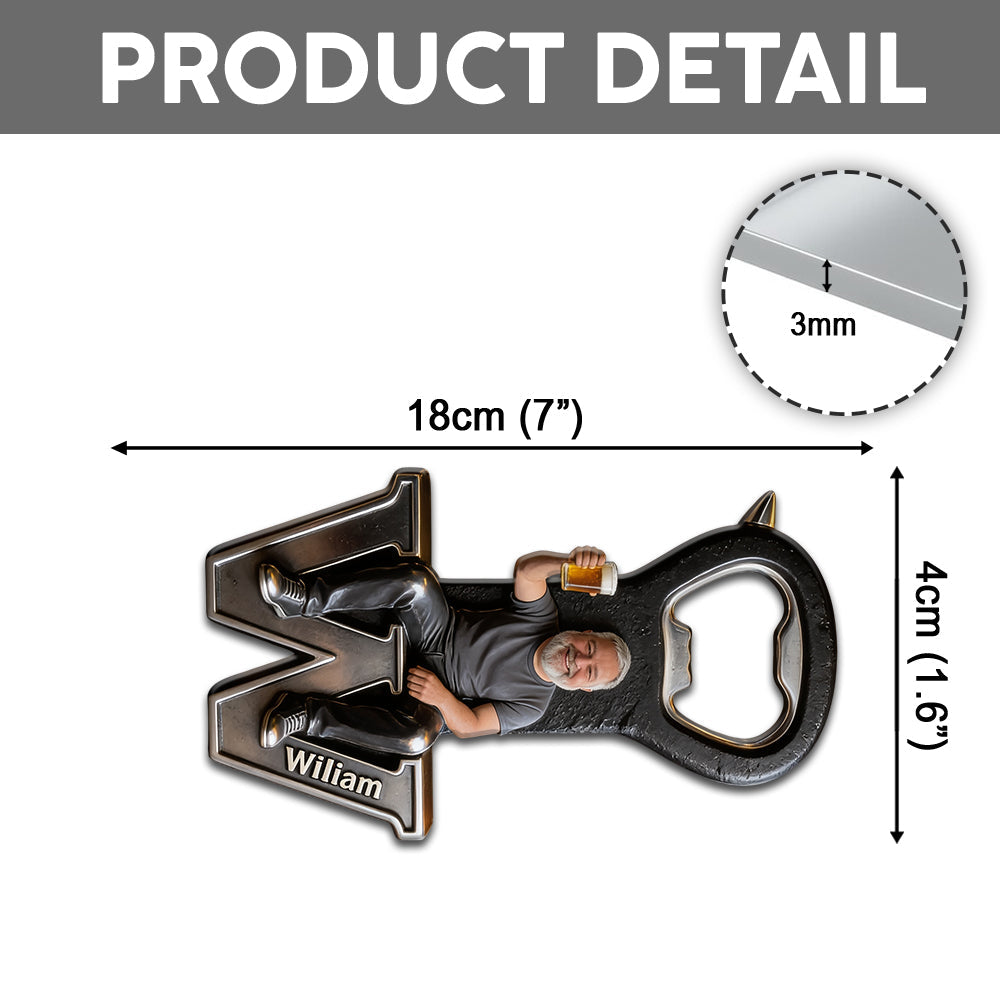 Cheers With Me - Personalized Beer Bottle Opener