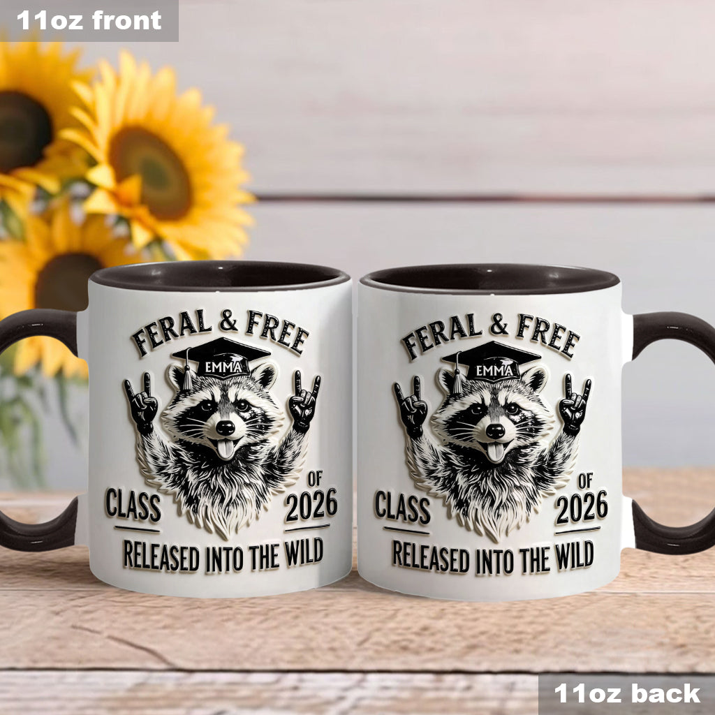Funny Graduation Gifts - Personalized Graduation Accent Mug