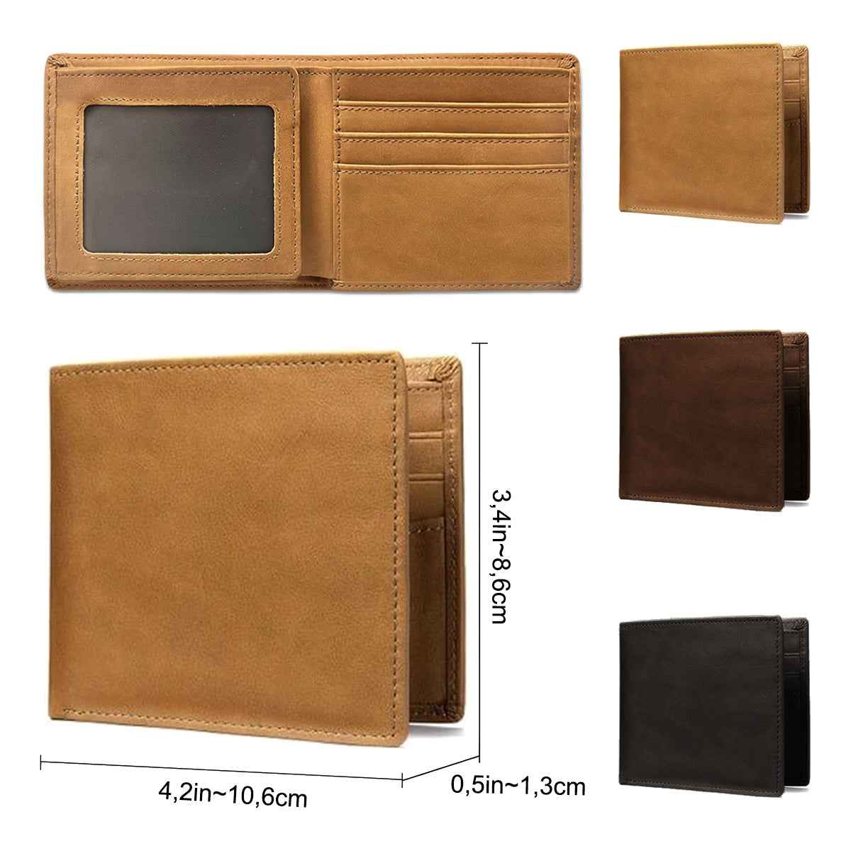 All Of The Lessons You've Taught Me Dad - Personalized Father Leather Wallet