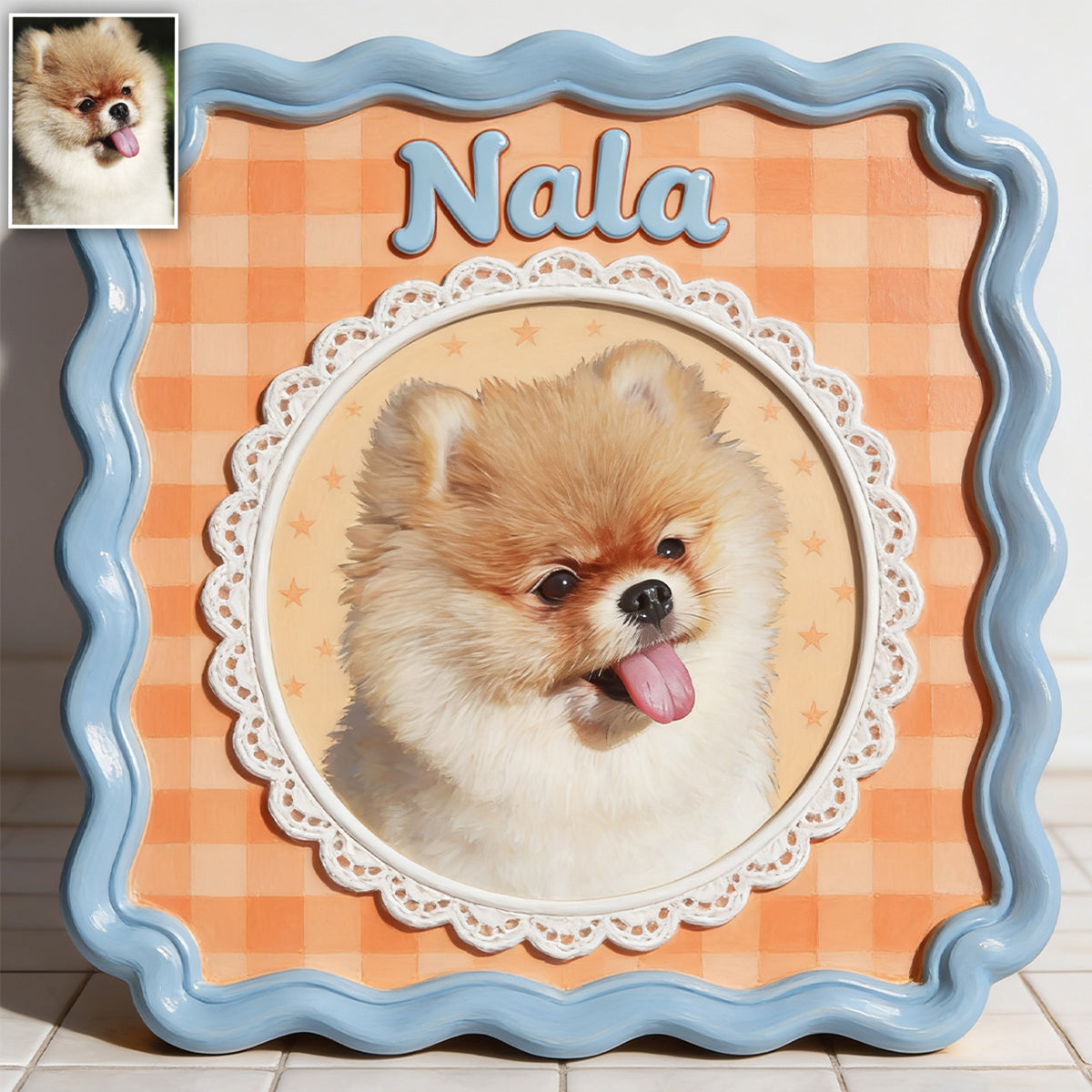 Custom Pet Potrait - Personalized Dog 2 Layered Wood Sign / Wood Plaque