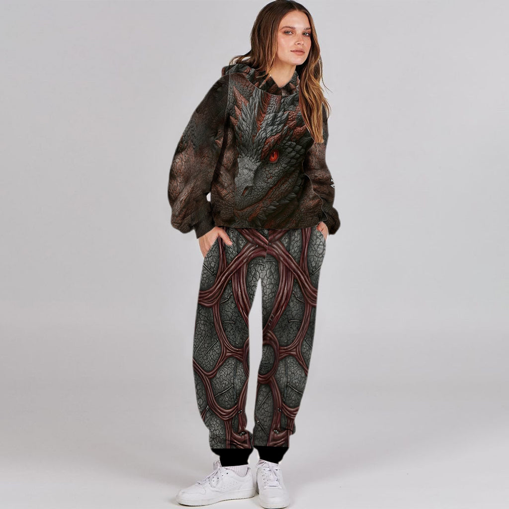 Dragon Lover Gift - Personalized Dragon Hoodie and Sweatpants