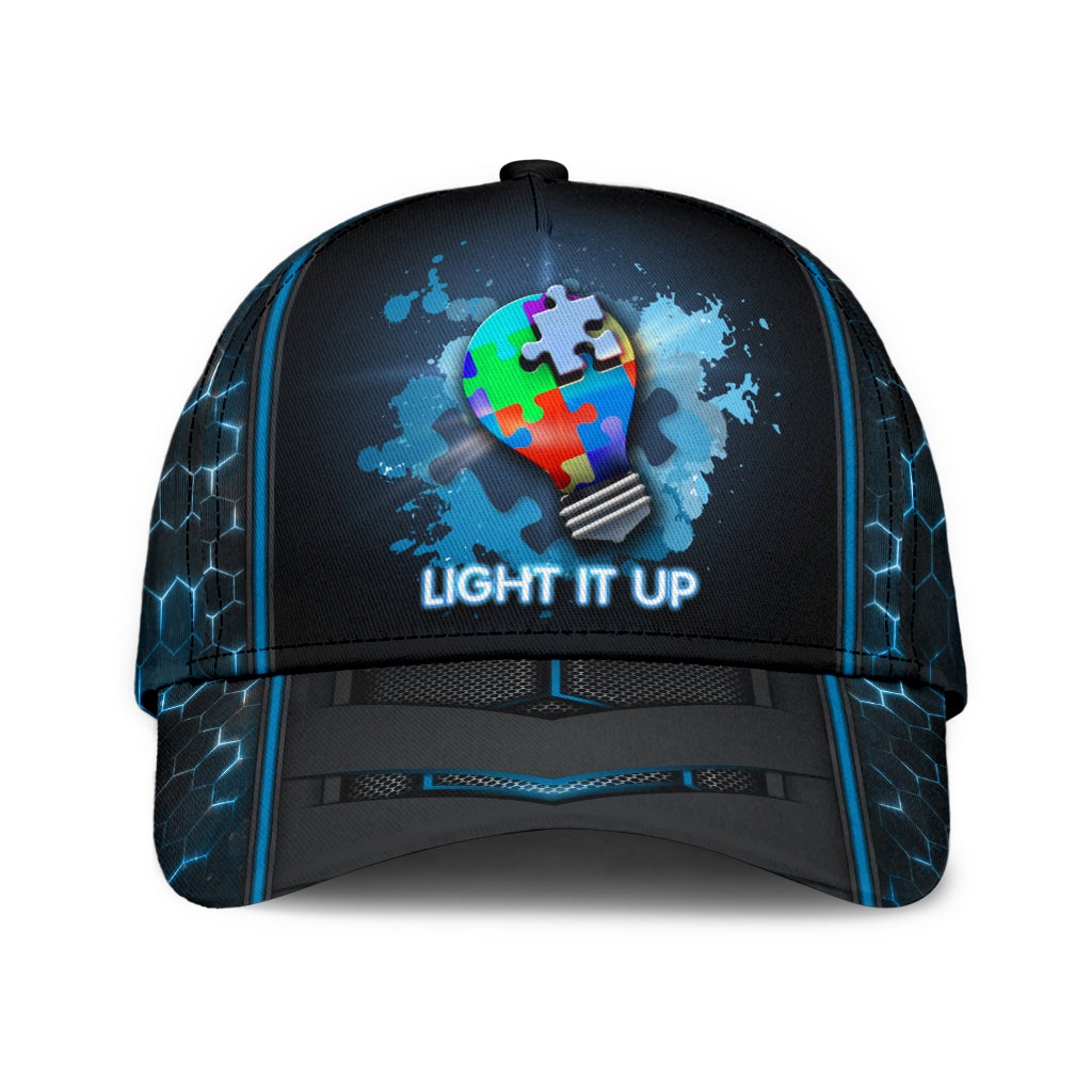Autism Awareness Light It Up - Autism Awareness Classic Cap 0921