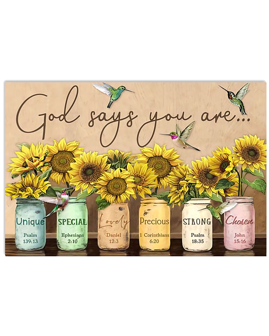 God Says You Are - Autism Awareness Poster 0921