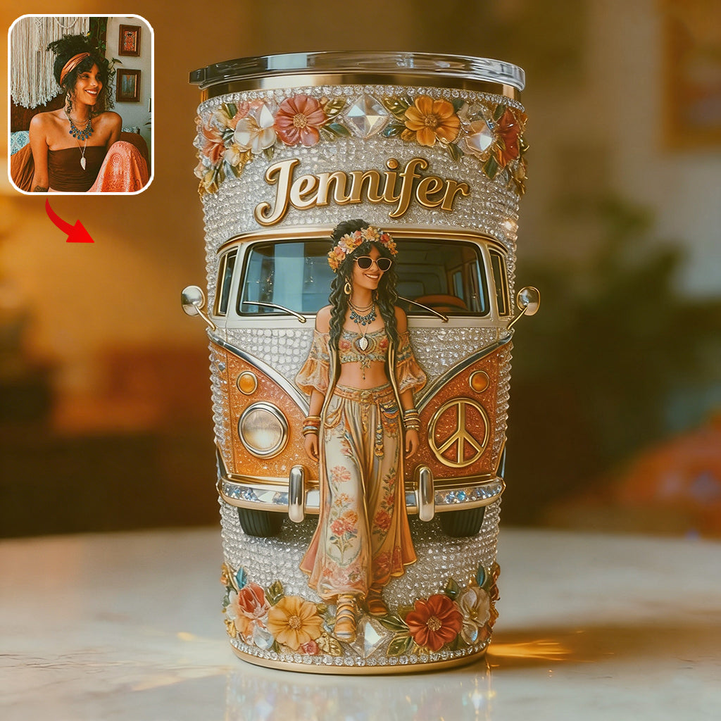 Hippie Souls - Personalized Hippie Tumbler