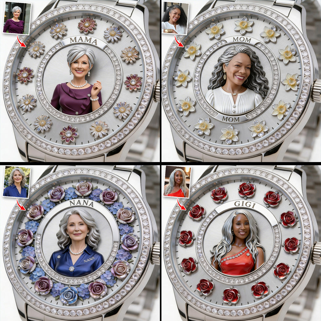 Custom Any Photo - Personalized Mother Women Hand Watch