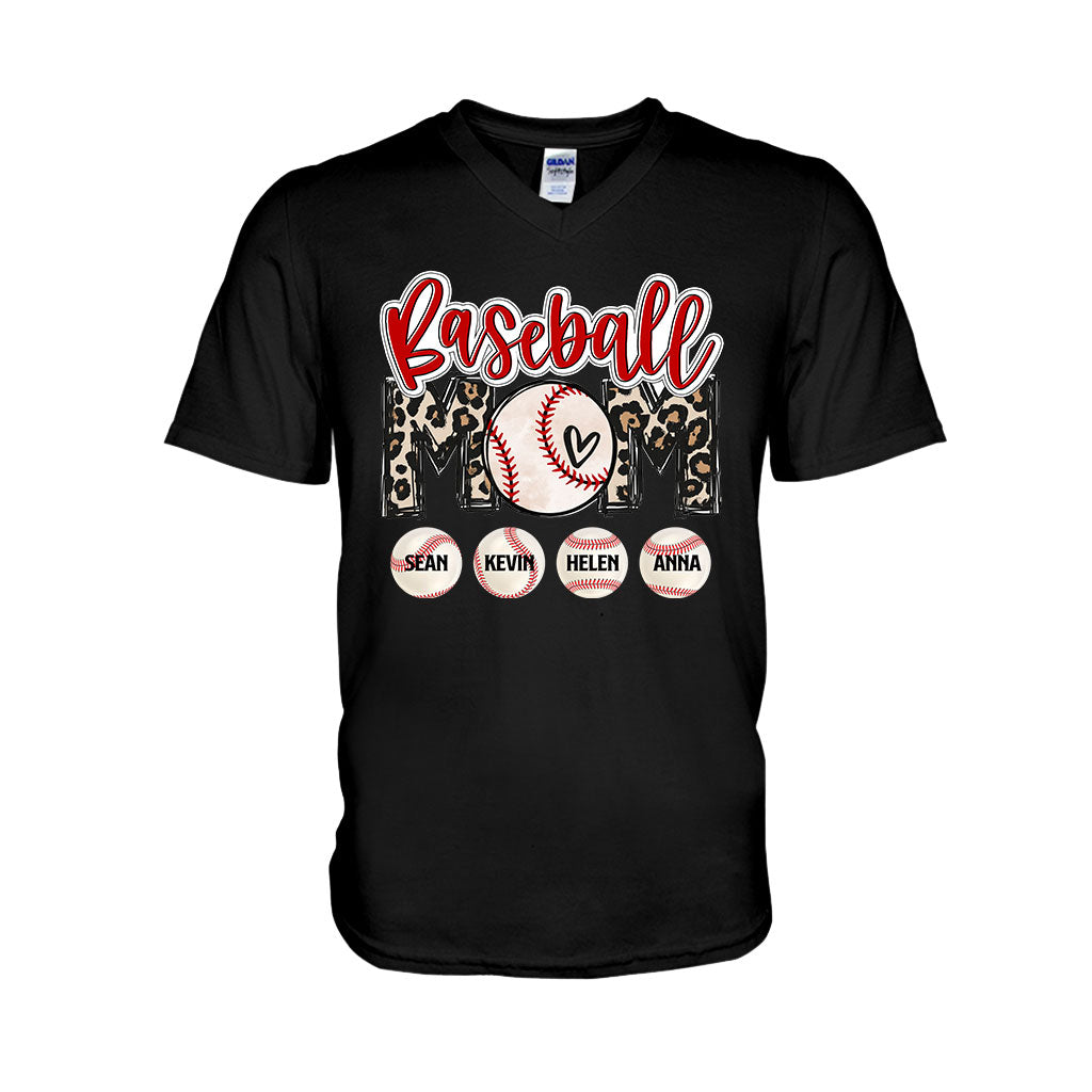 Baseball Mom - Personalized Baseball T-shirt and Hoodie