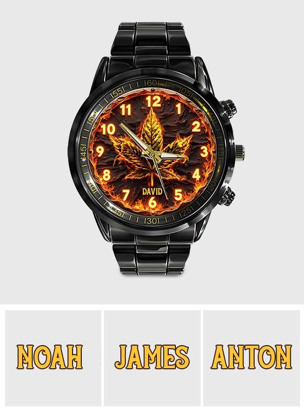 Fire Weed - Personalized Weed Hand Watch