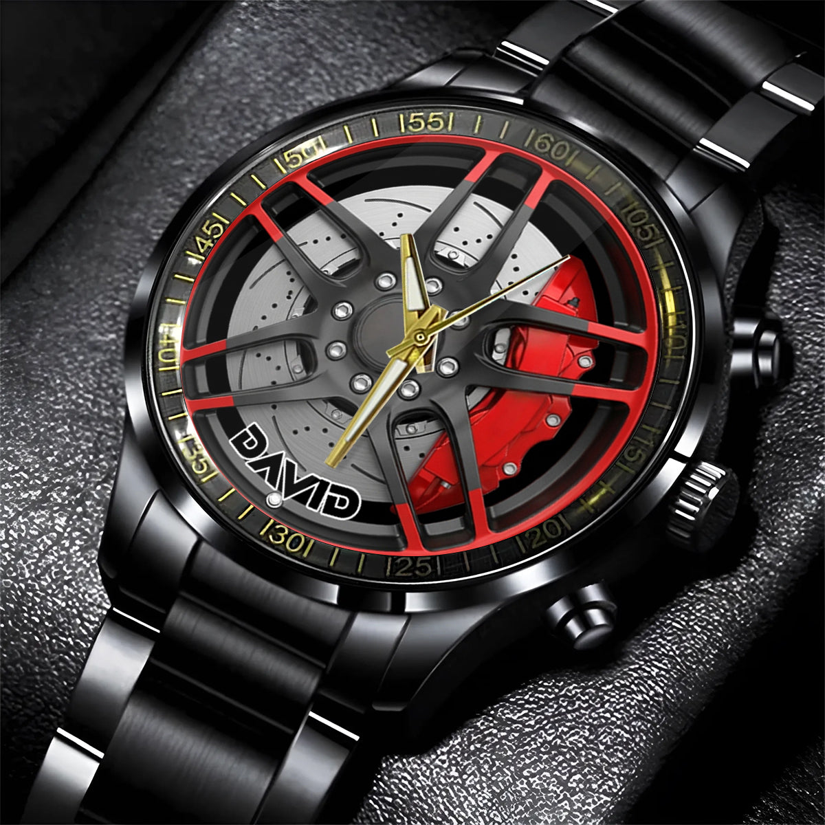 Amazing Wheel - Personalized Mechanic Hand Watch