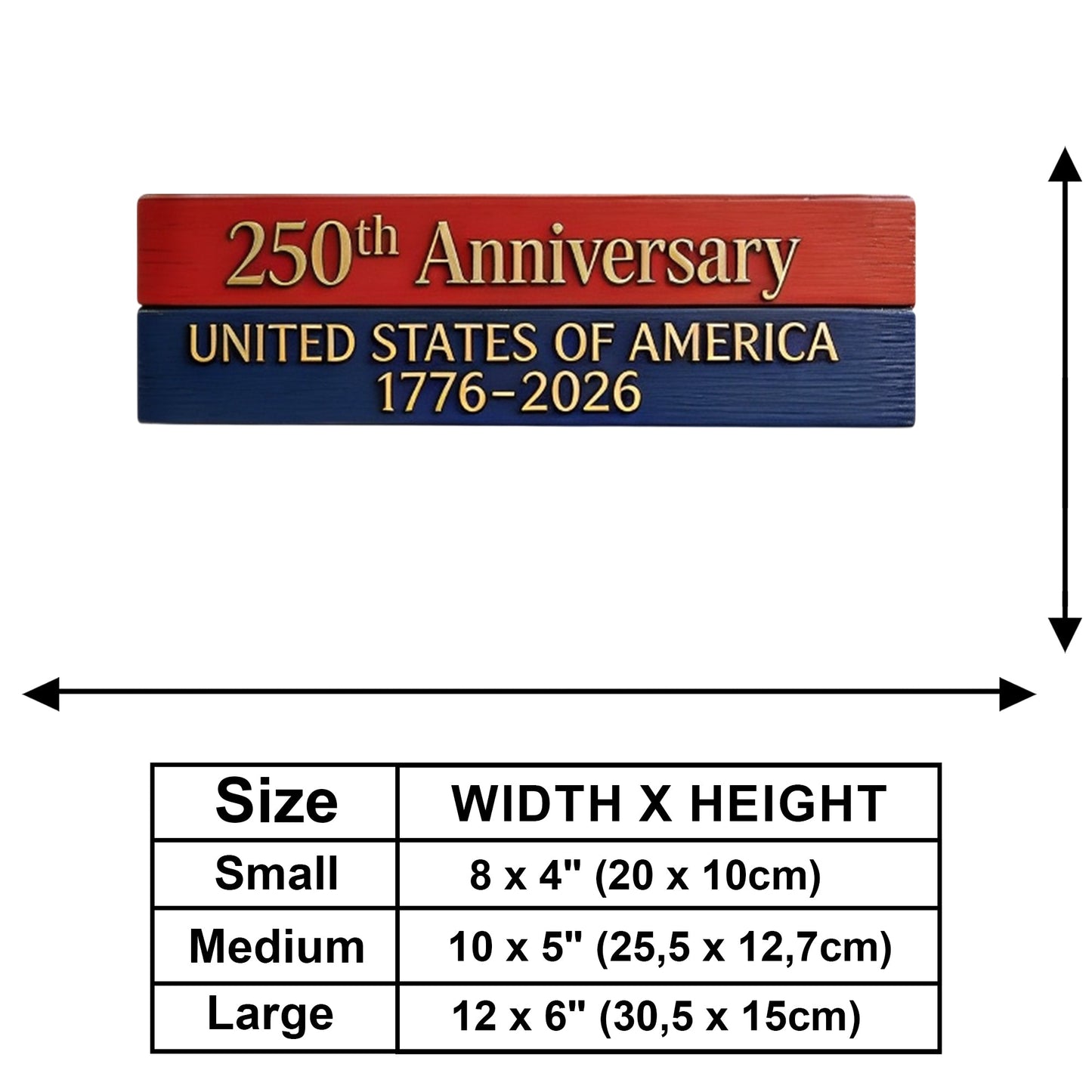 Home Of Free - Personalized Patriot Wooden Wall Mount Sign