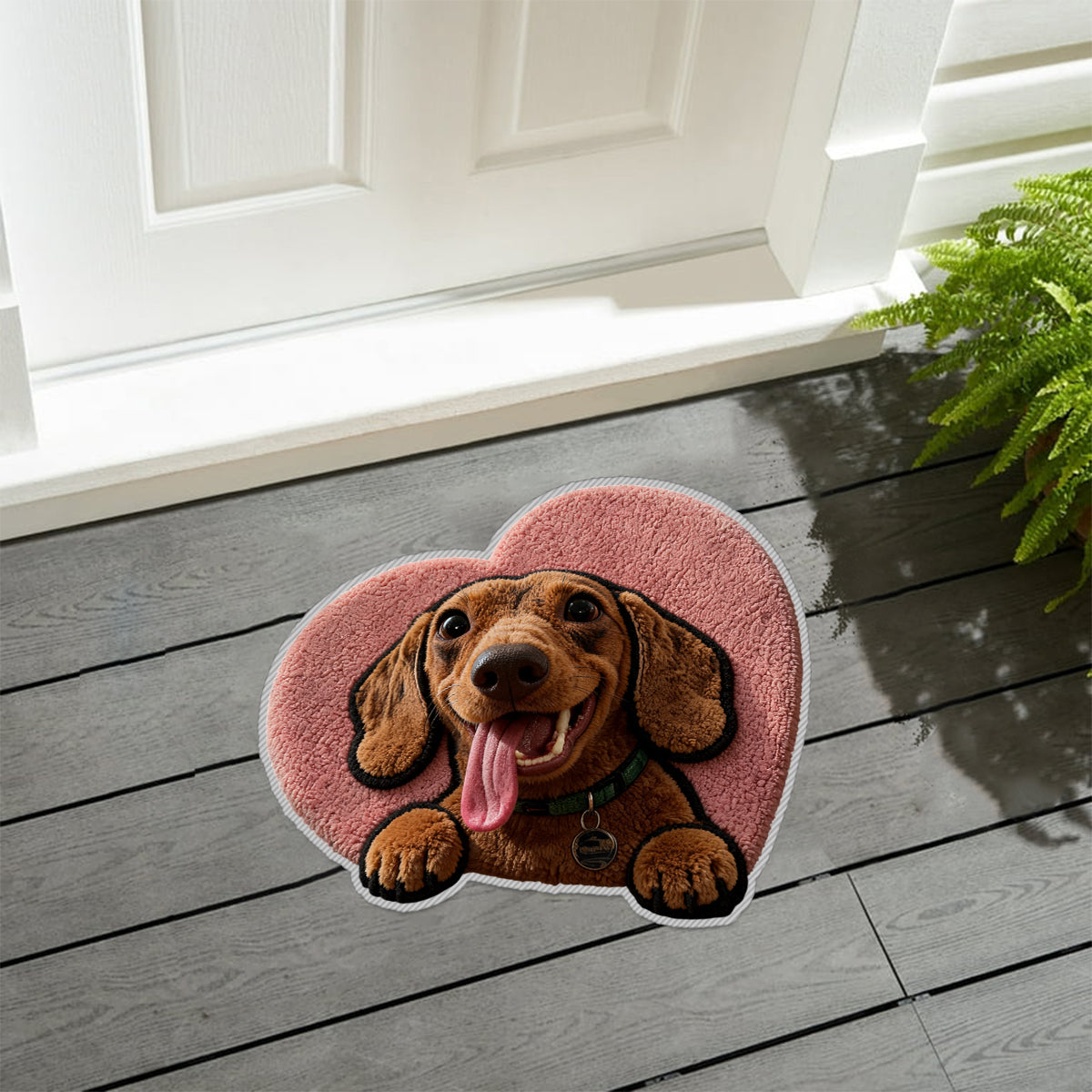 Gift for Pet Owner - Personalized Dog Non-Slip Tufted Rug