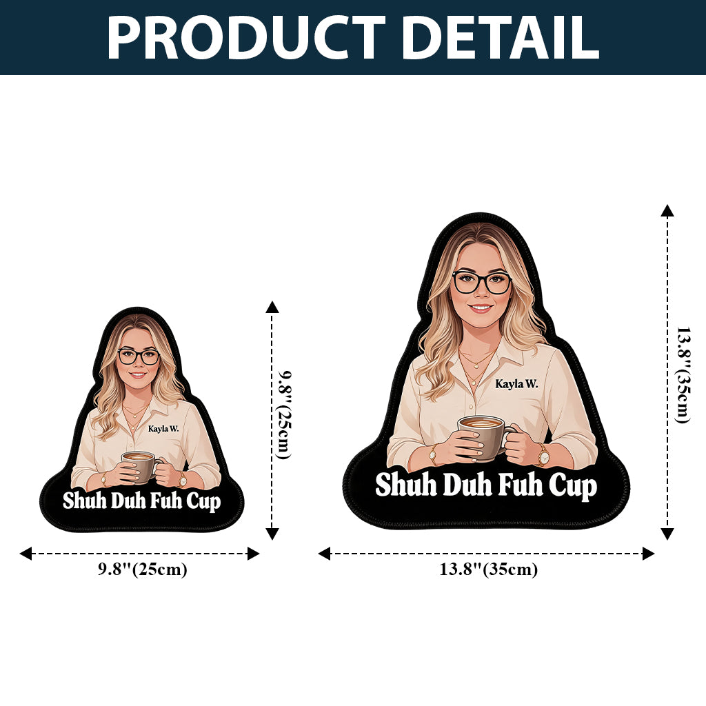 I Hate People - Personalized Colleague Mouse Pad Custom Shape
