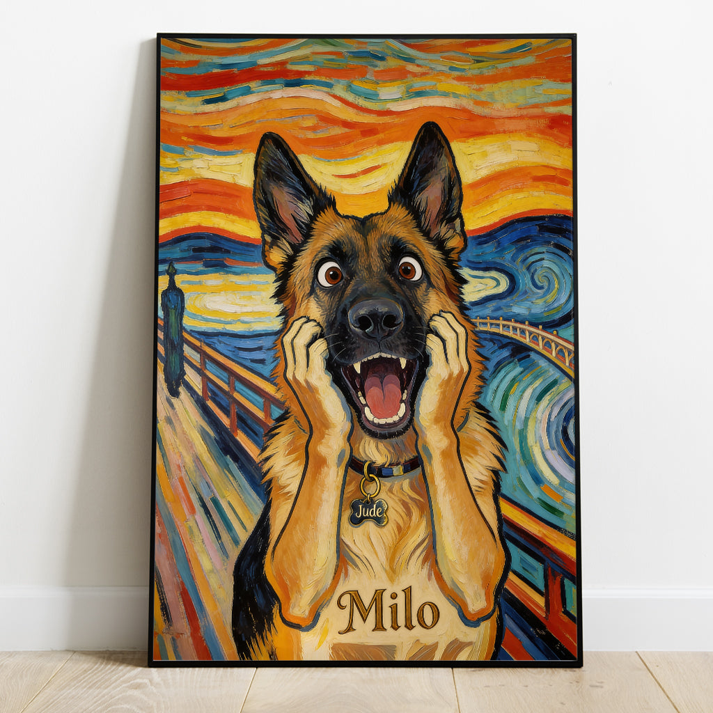 Custom Any Photo, Funny Pet - Personalized Dog Canvas And Poster