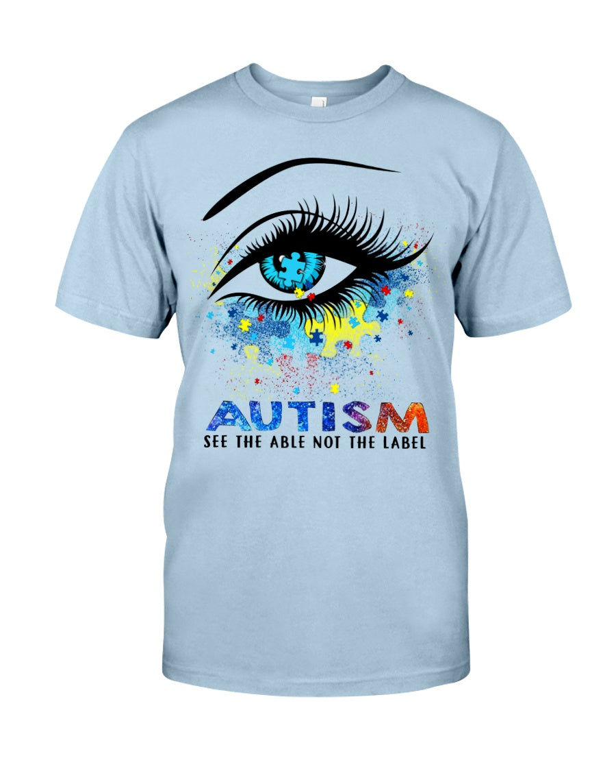 Autism See The Able Not The Label - Autism Awareness T-shirt and Hoodie 0520