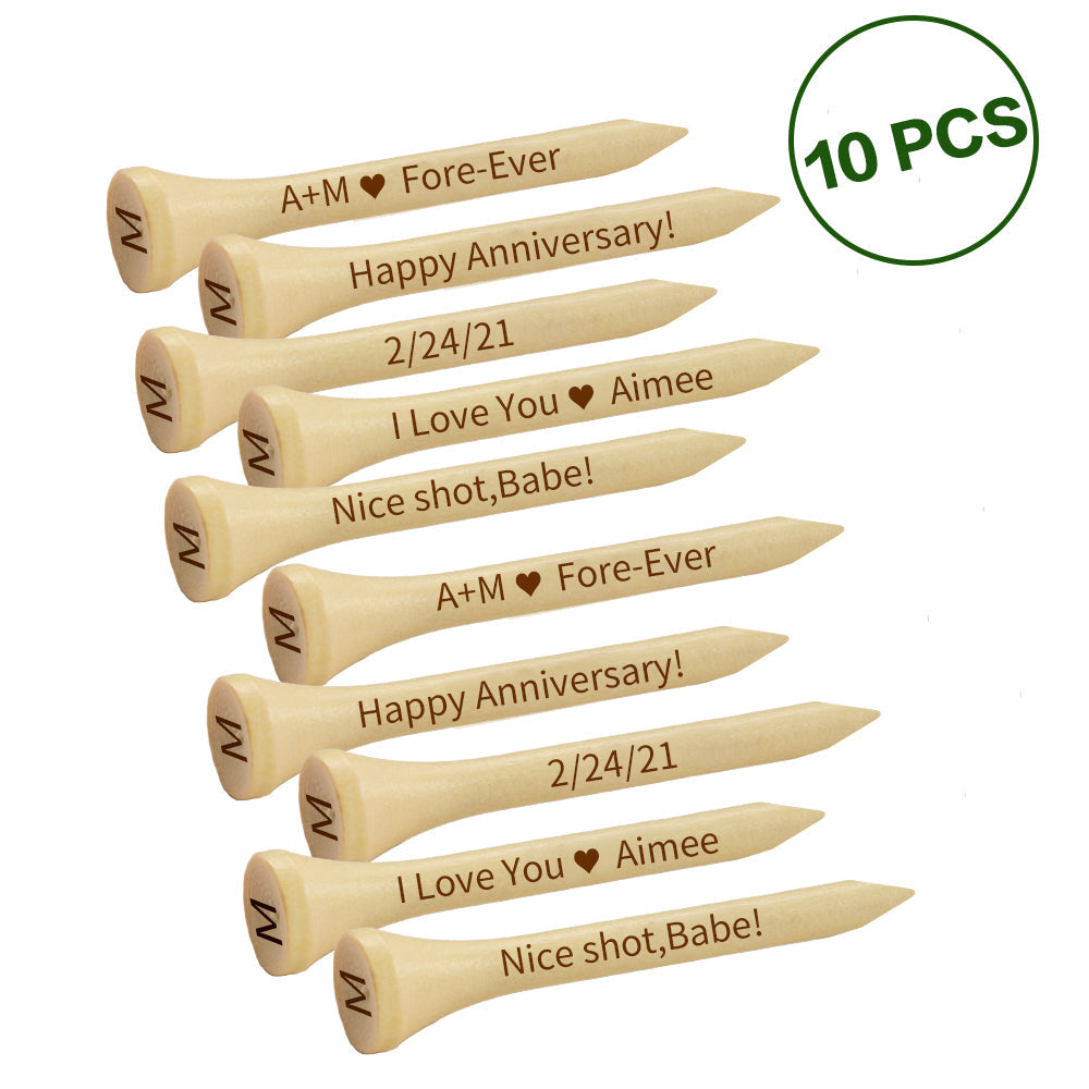 Golf Tee Set - Golf gift for dad, him, boyfriend, husband, grandpa - Personalized Golf Tee