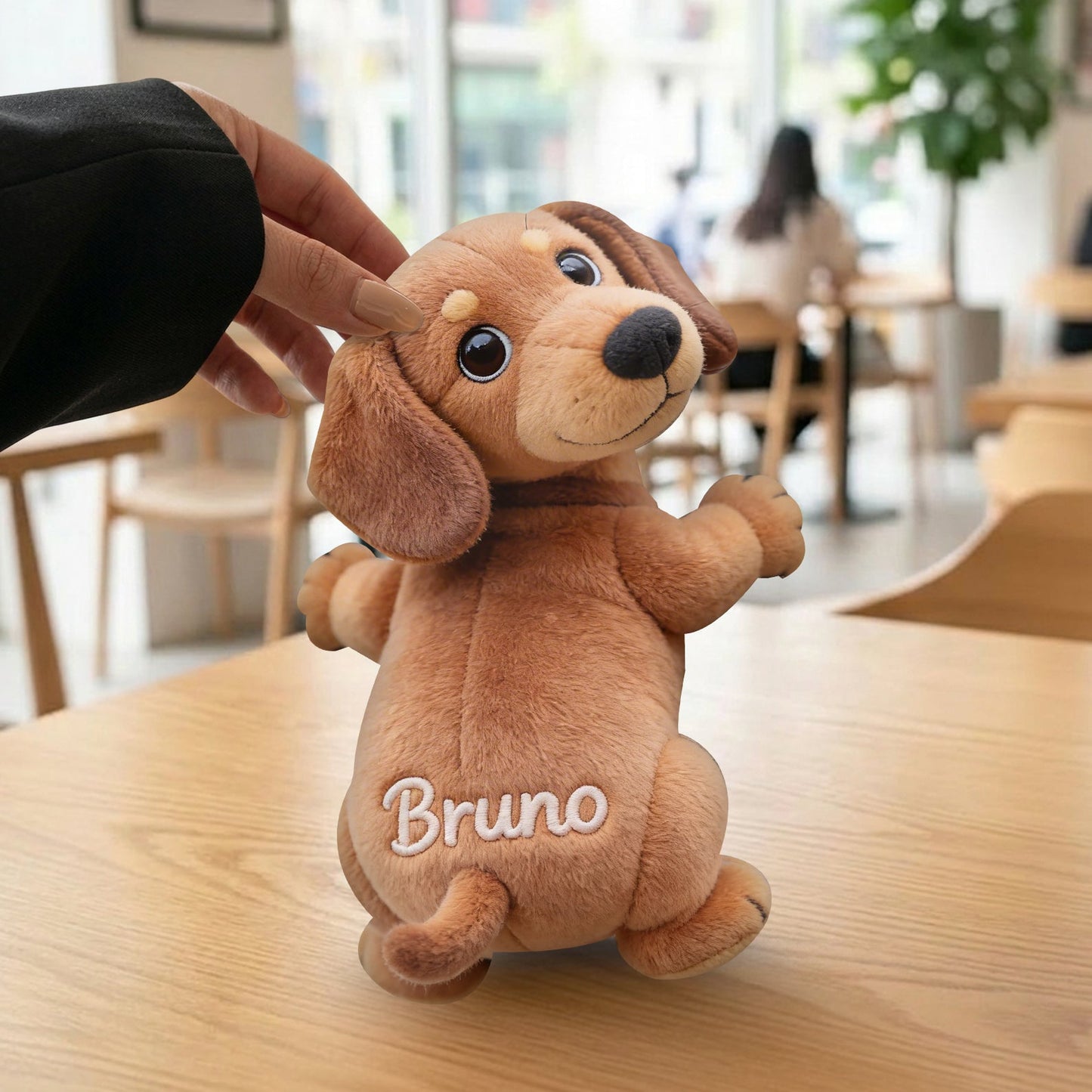 Custom Any Photo - Personalized Dog Plush Crossbag