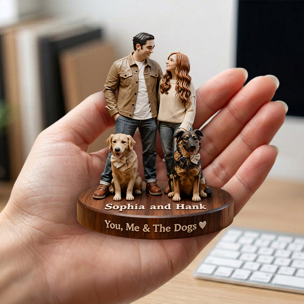 Anniversary Gift For Him/ Her/ Husband/ Wife... - Personalized Couple Premium 3D Figurine