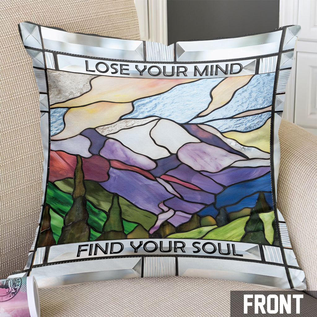 Lose Your Mind - Hiking Throw Pillow