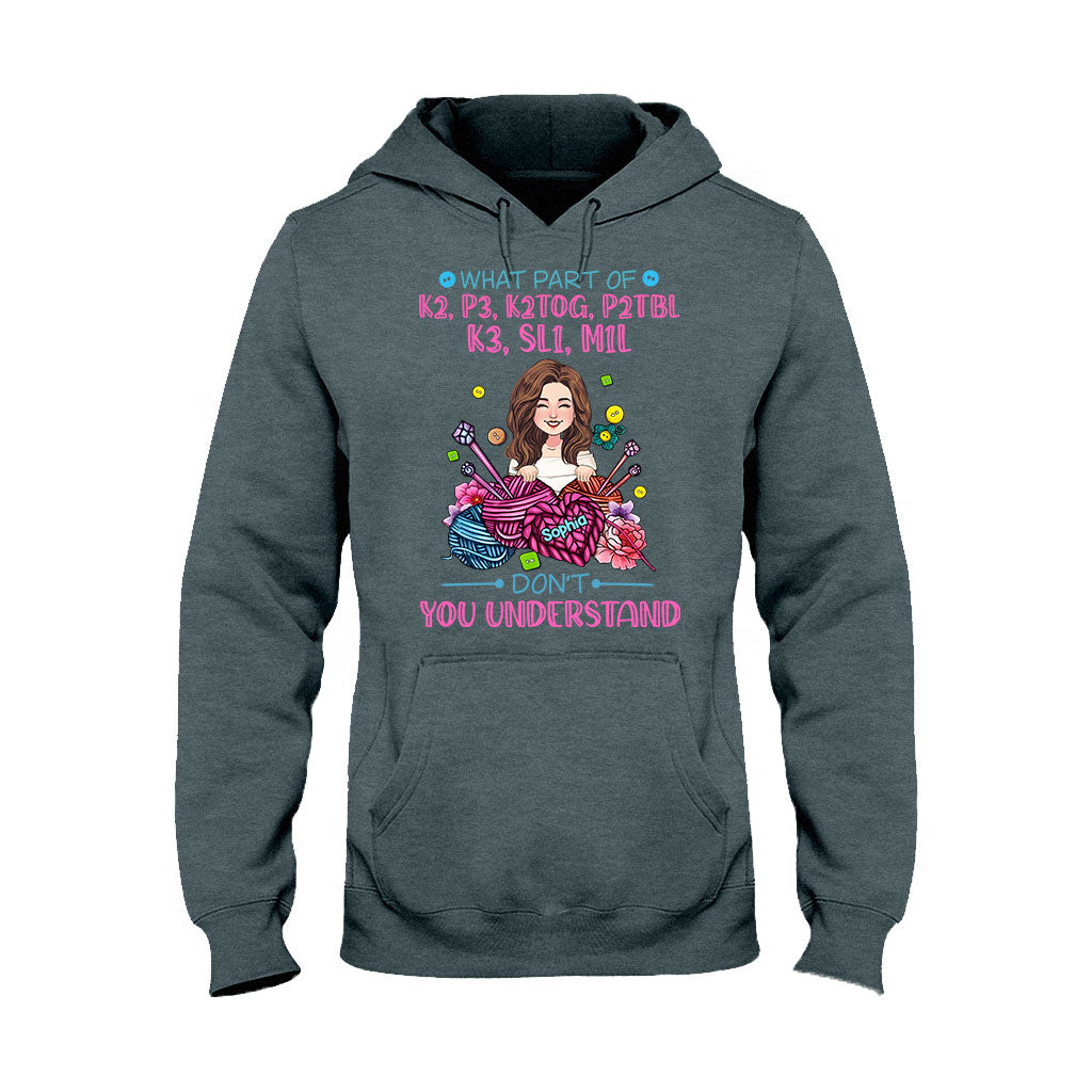 Don't You Understand - Personalized Knitting T-shirt And Hoodie