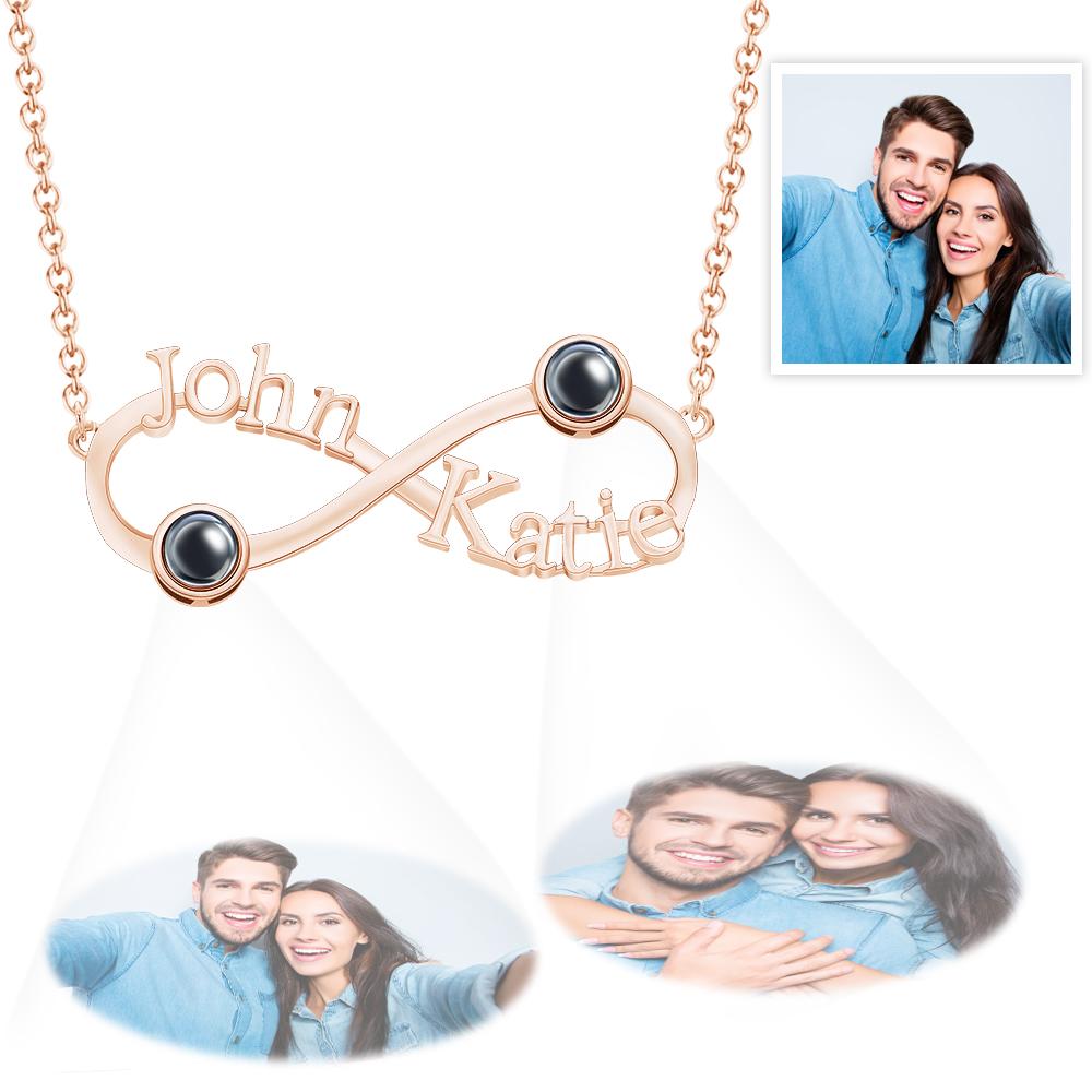Gift for who lost a loved one - Personalized Infinity Symbol Engraved Charm