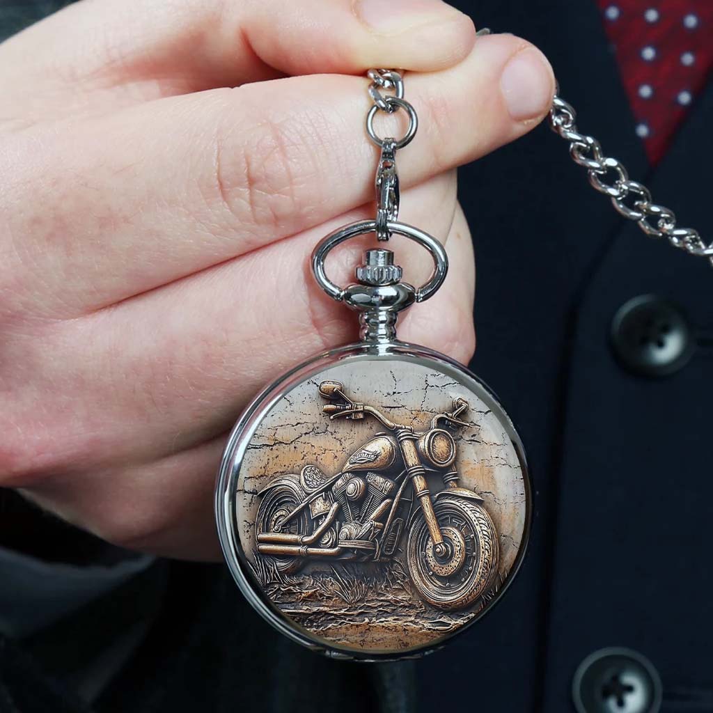 Life Behind Bars - Personalized Dirt Bike Pocket Watch