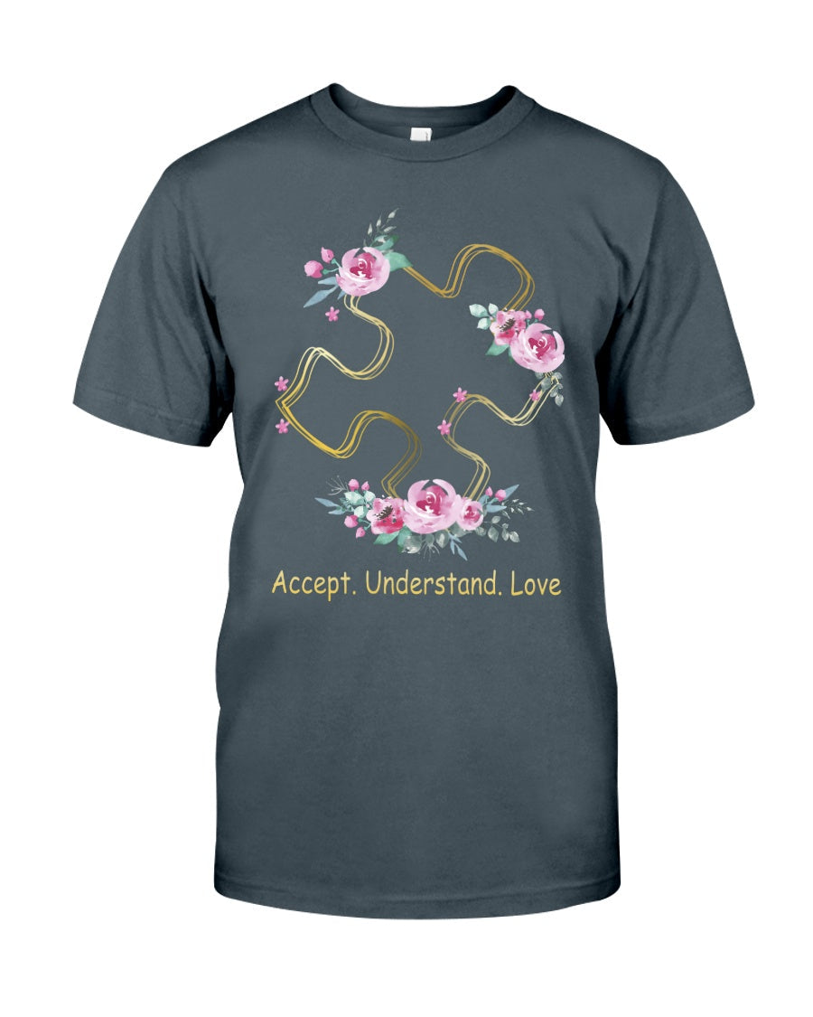 Accept Understand Love - Autism Awareness T-shirt and Hoodie 0520