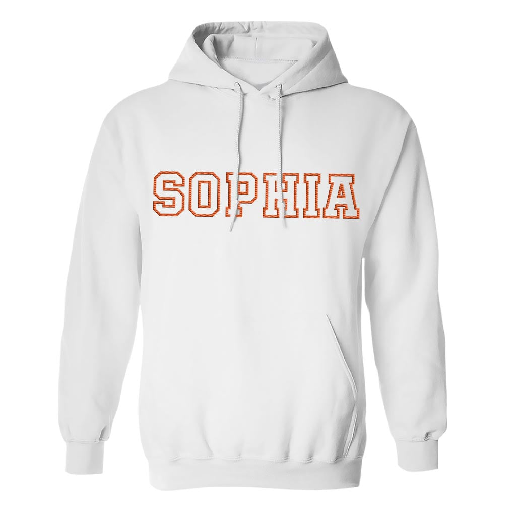 Custom Name - Personalized Step Mom Embroidered Hoodie