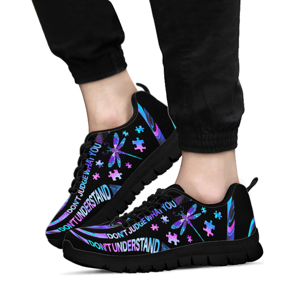 Don't Judge What You Don't Understand Autism Awareness Sneakers 0622