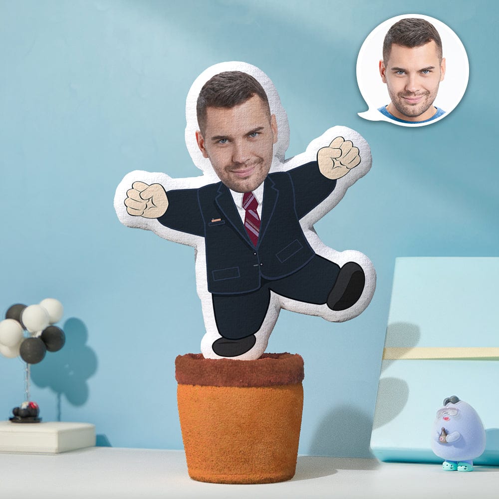 Any Photos - Personalized Colleague Photo Dancing Plant Recording Music