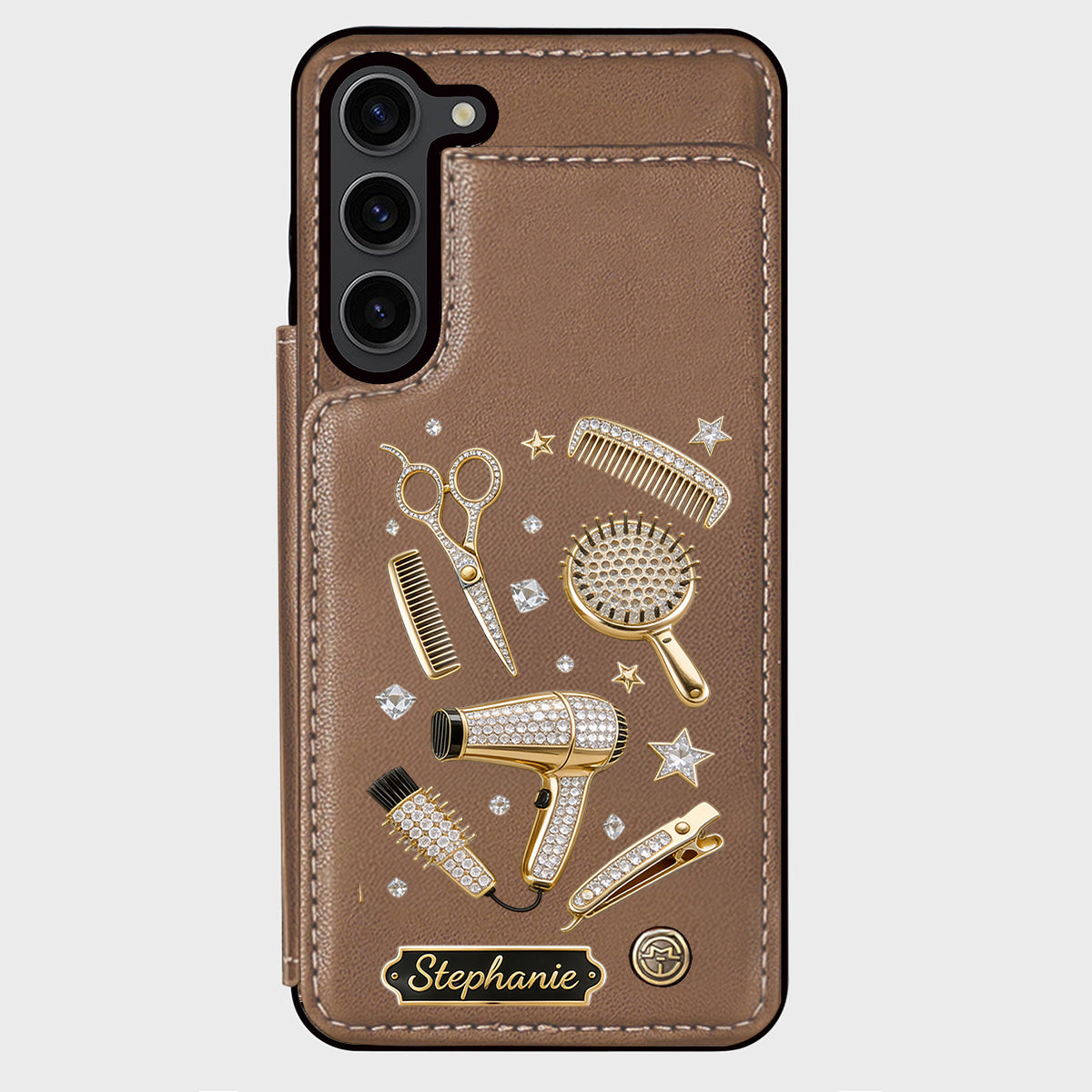 Hairdresser Scissors Salon Decor - Personalized Hairdresser Wallet Phone Case
