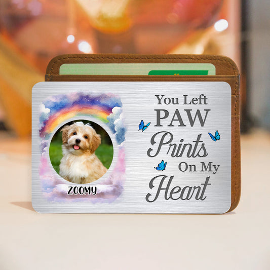 Pet Memorial Metal Wallet Card – Personalized Design to Cherish Eternal Love for Pets