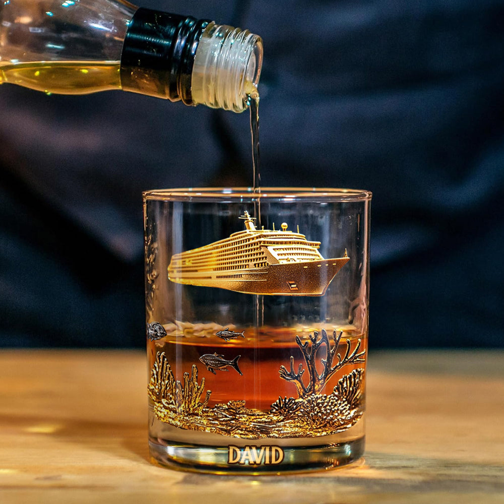 Cruise Life - Personalized Cruising Whiskey Decanter Set
