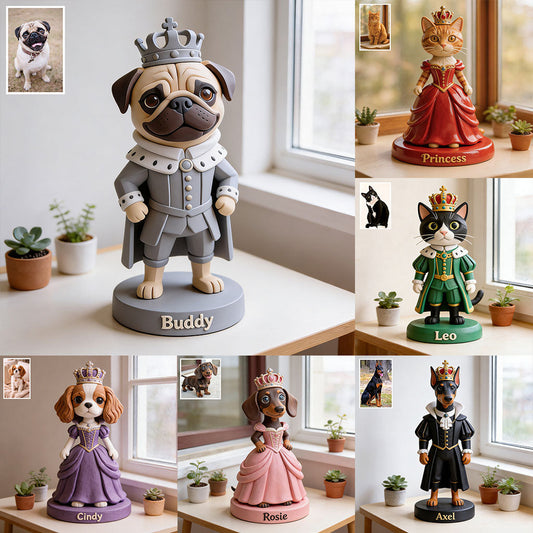 Any Photo Royal Pet - Personalized Dog Premium 3D Figurine