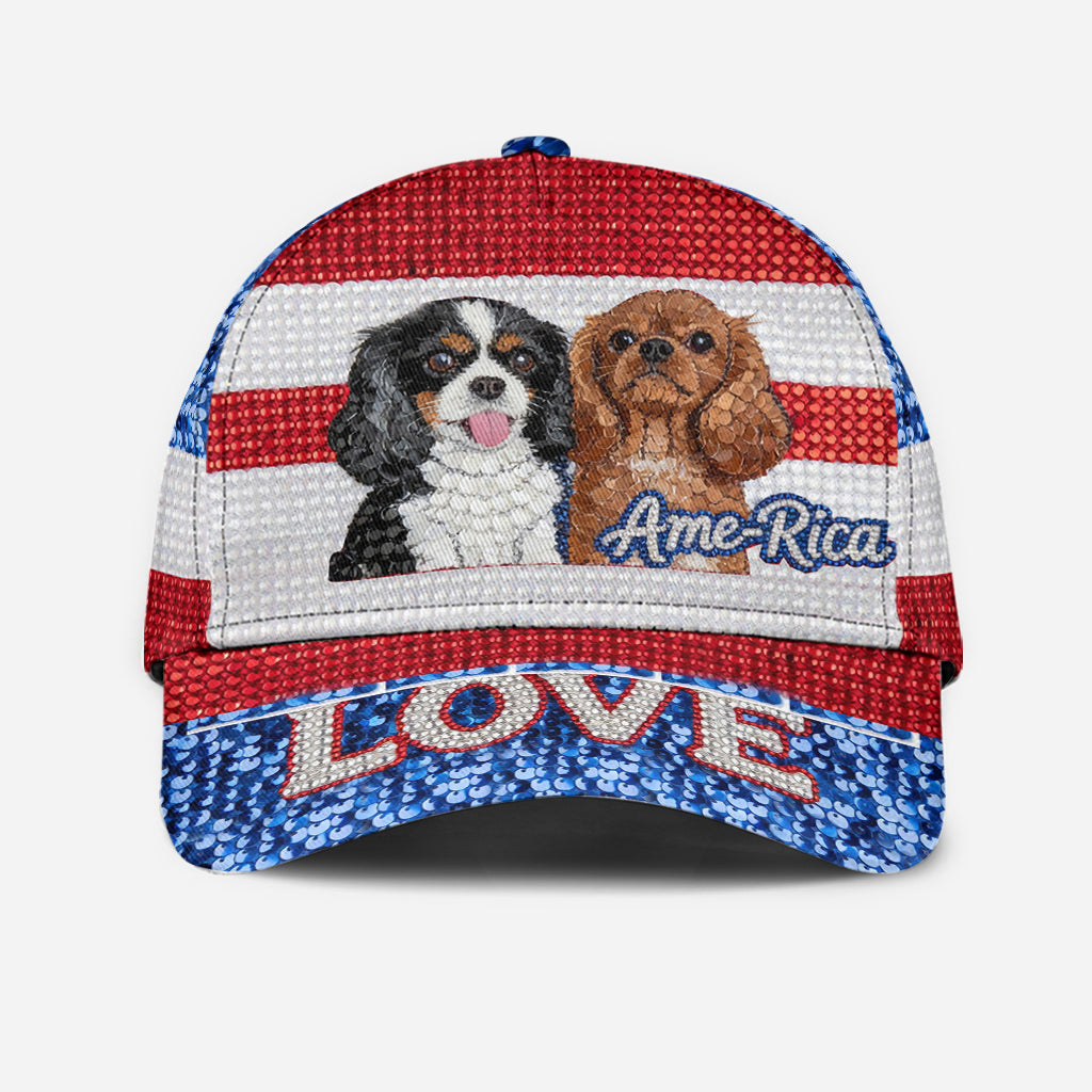 I Love My Dogs - Personalized Dog Classic Cap